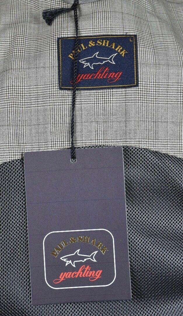 PAUL & SHARK Yachting Mens Black Polyester Blend Jacket Size L NEW BIN12-39