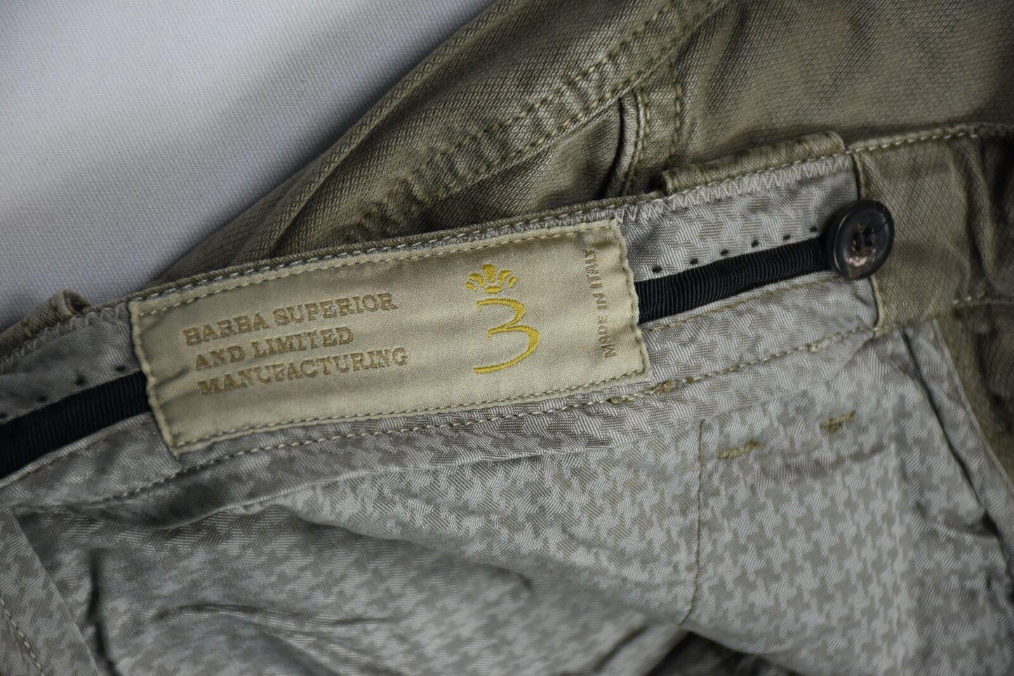 Barba Napoli Men's Limited Edition Woven Pants Size 32/47 New $300