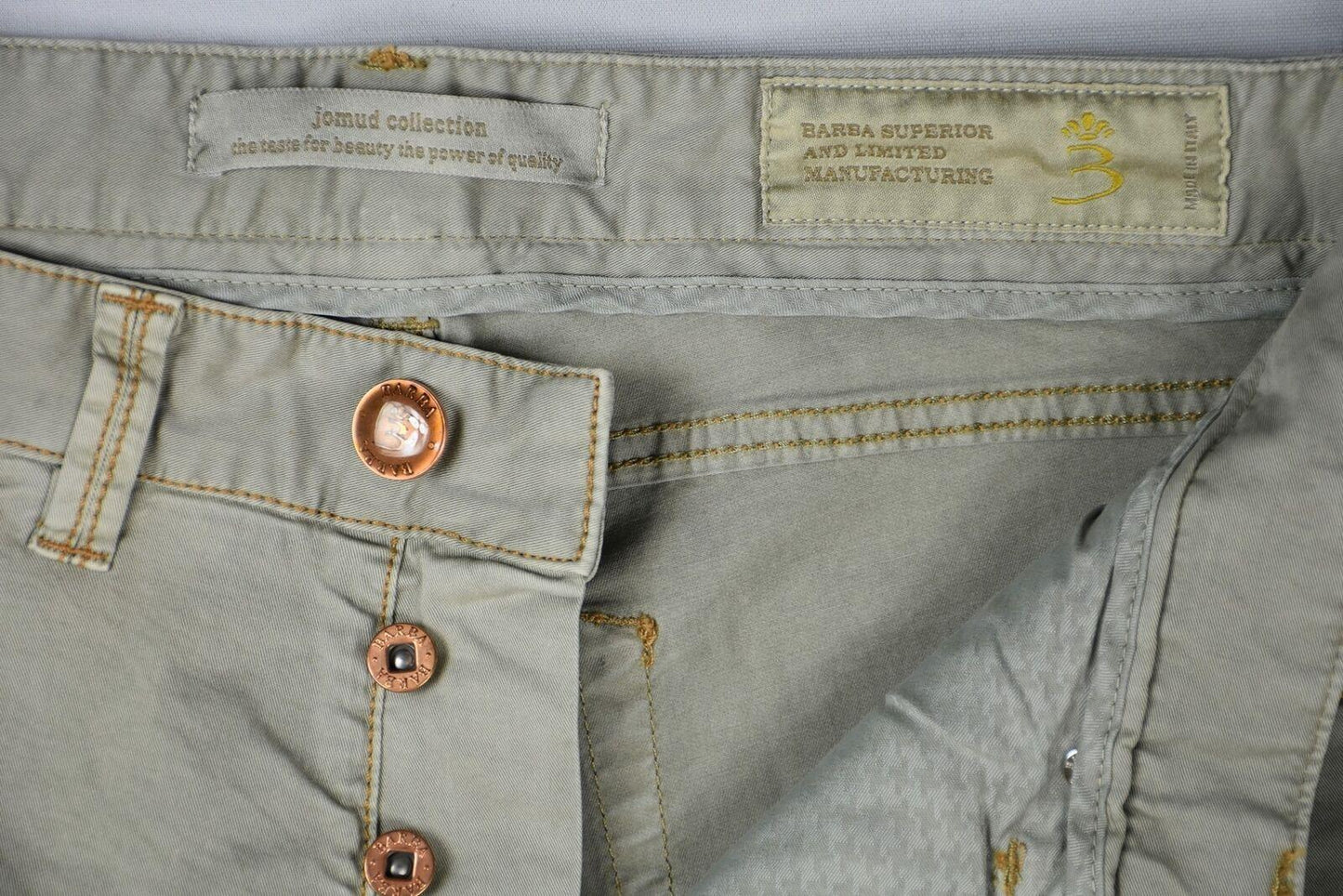 Barba Napoli Men's Limited Edition Gray Jeans Size 31/46 New $325