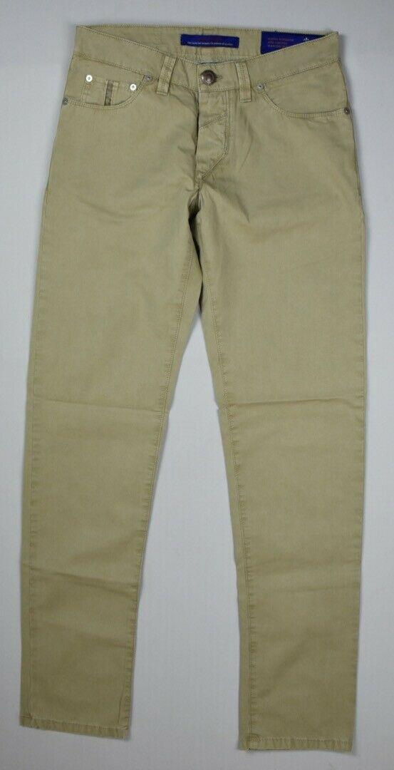 Barba Napoli Men's Limited Edition Khaki Jeans Size 32/47 New $325.