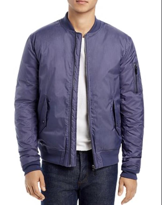 FILA Men's FJELD Lau Regular Fit Puffer Bomber Jacket Size L NEW $462