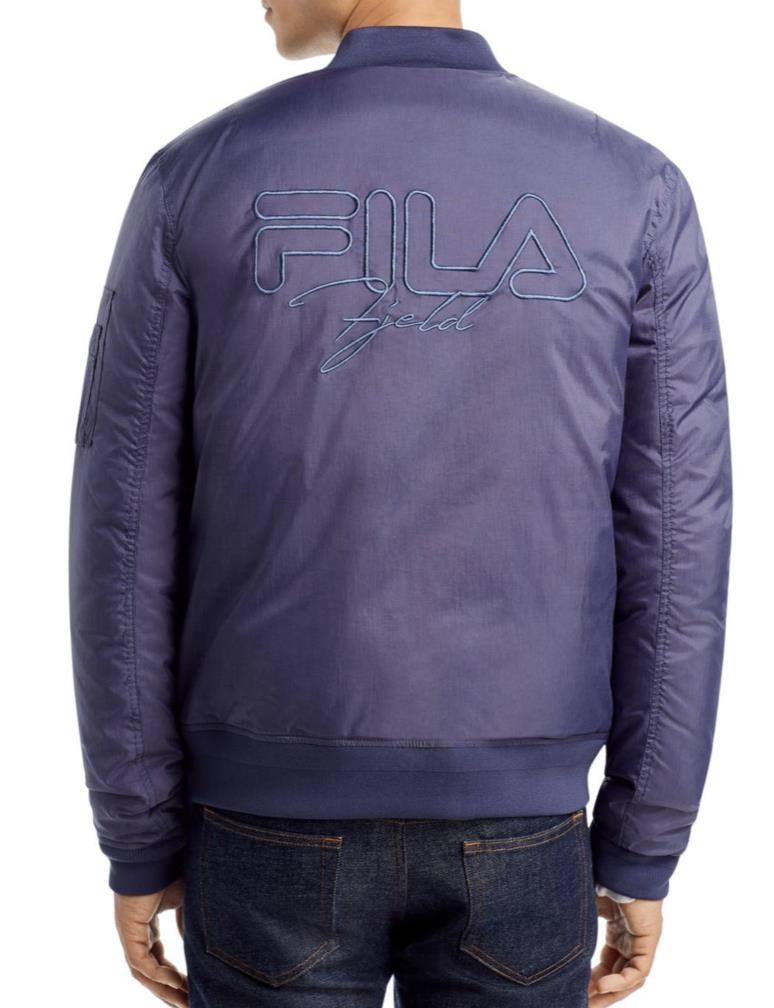 FILA Men's FJELD Lau Regular Fit Puffer Bomber Jacket Size L NEW $462