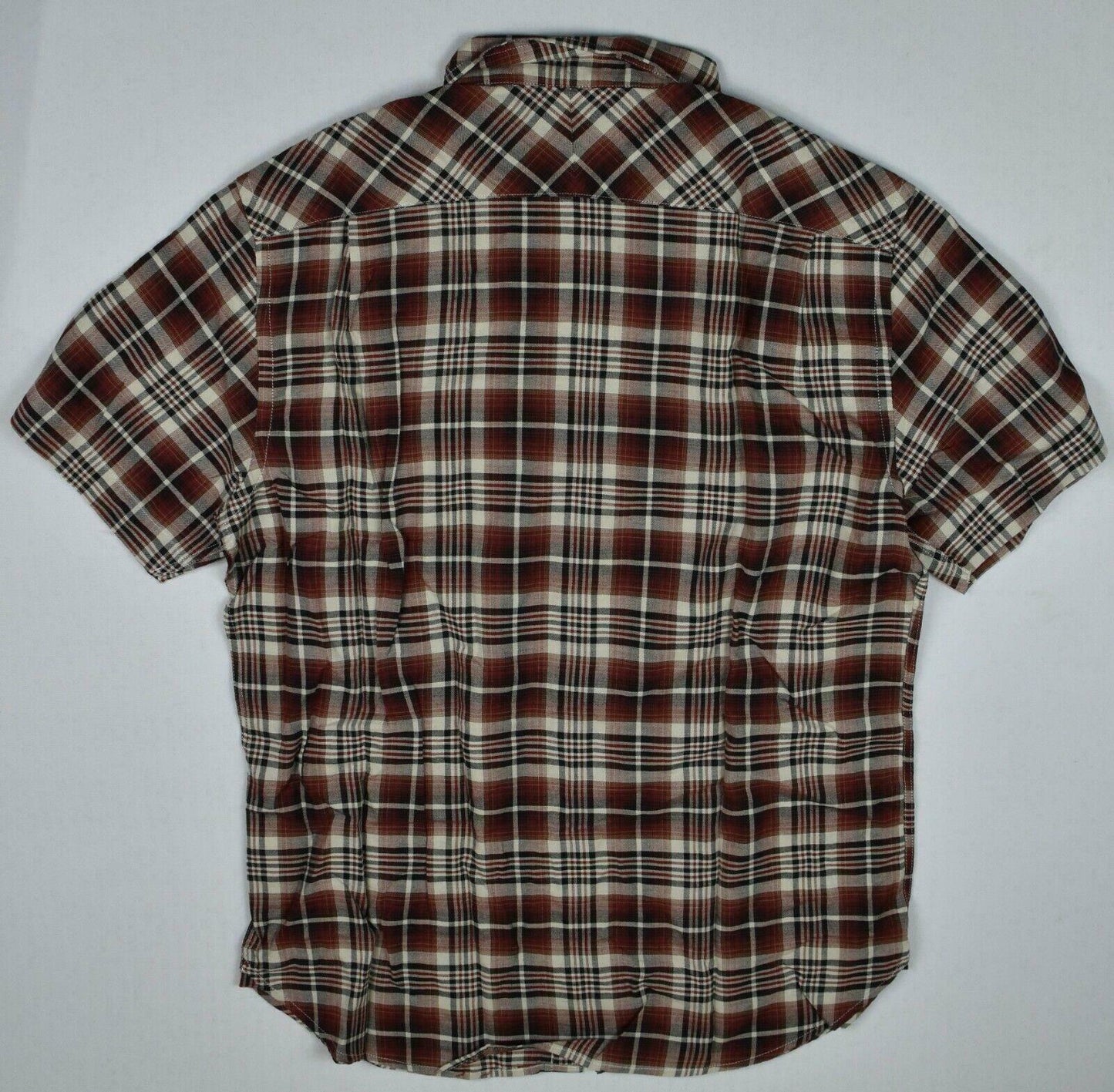 Jachs New York Men's rust short sleeve Shirt Size L New BIN3-15