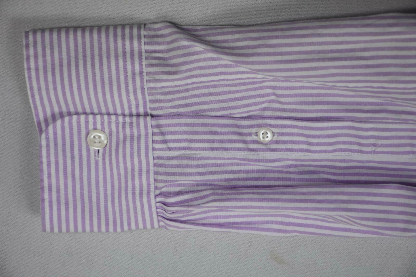 The Men's Store At Bloomingdale's Stripe Purple Shirt Size M New $98 BLM5-6