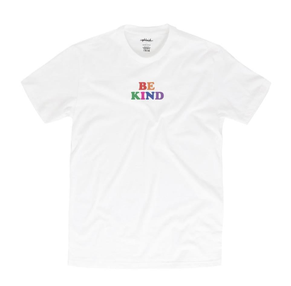 The Phluid Project Men's Rainbow Be Kind Graphic Tee T-Shirt L NEW $38