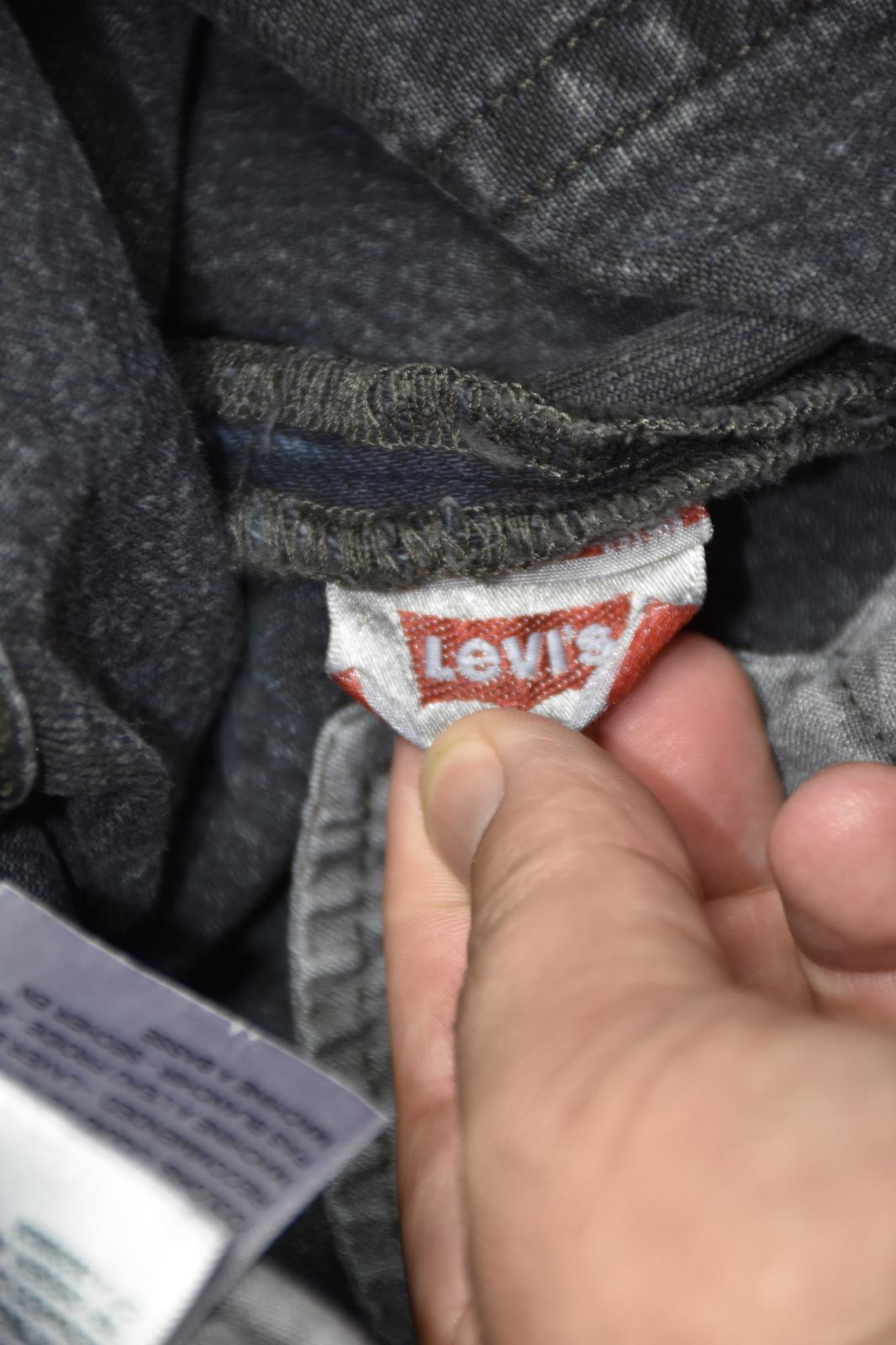 LEVI'S Big E denim reproduction 501 Mens Slim Skinny Button Fly Jeans 29 Mint