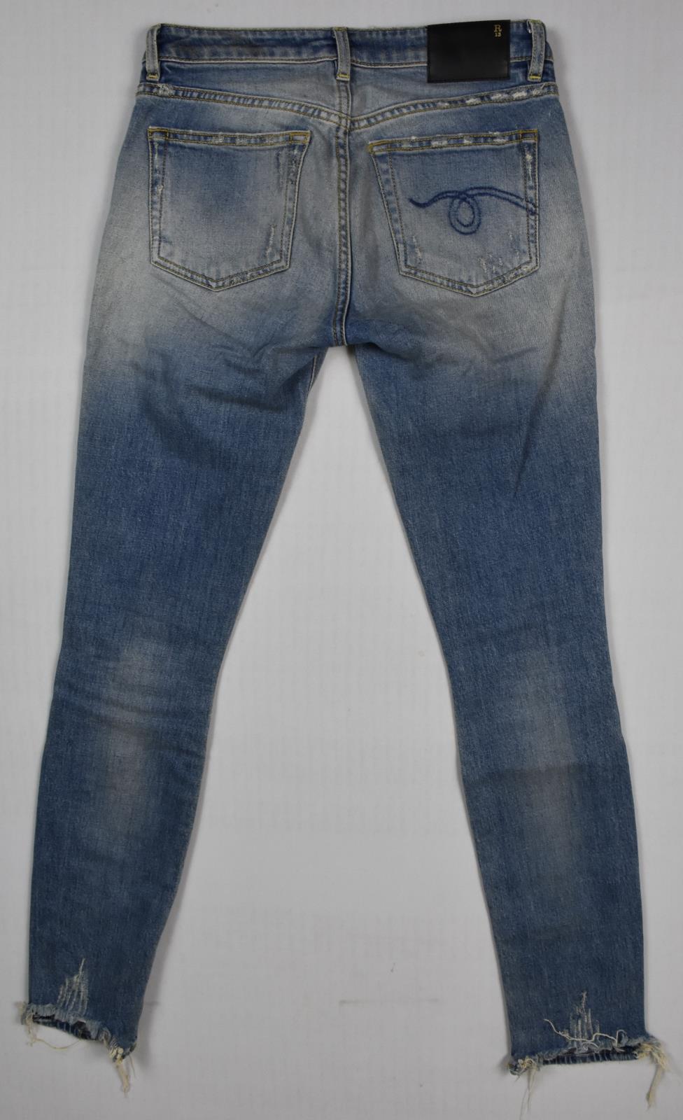 R13 Alison Skinny Women's Cotton Elastane Jeans Size 25 MINT