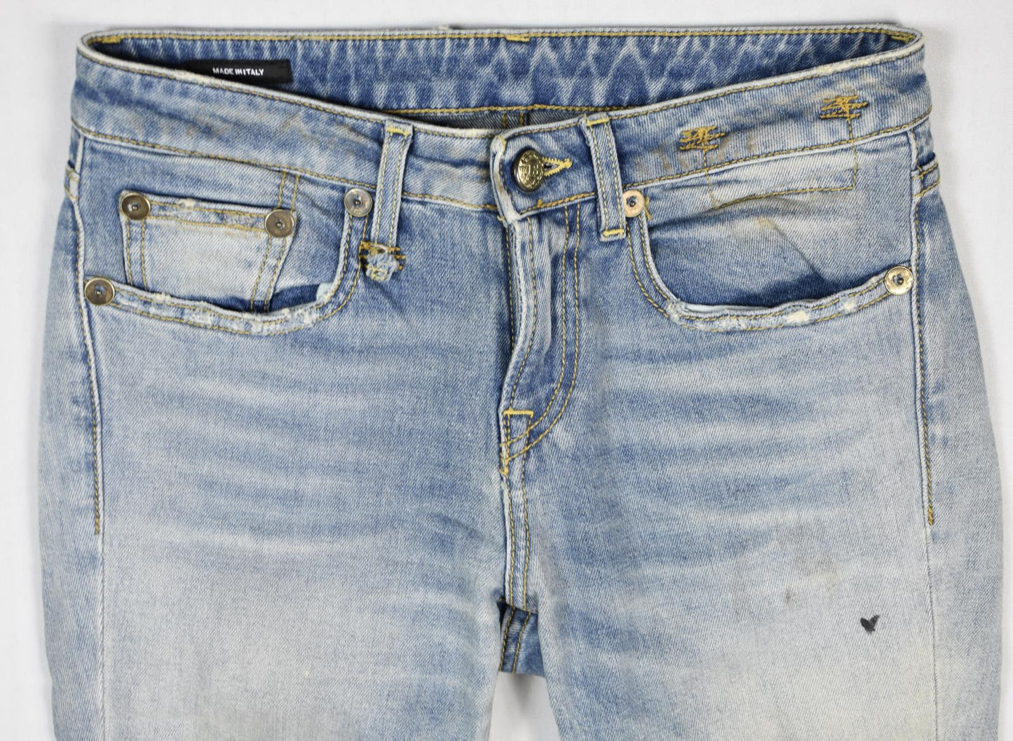 R13 Alison Skinny Women's Cotton Elastane Jeans Size 25 MINT