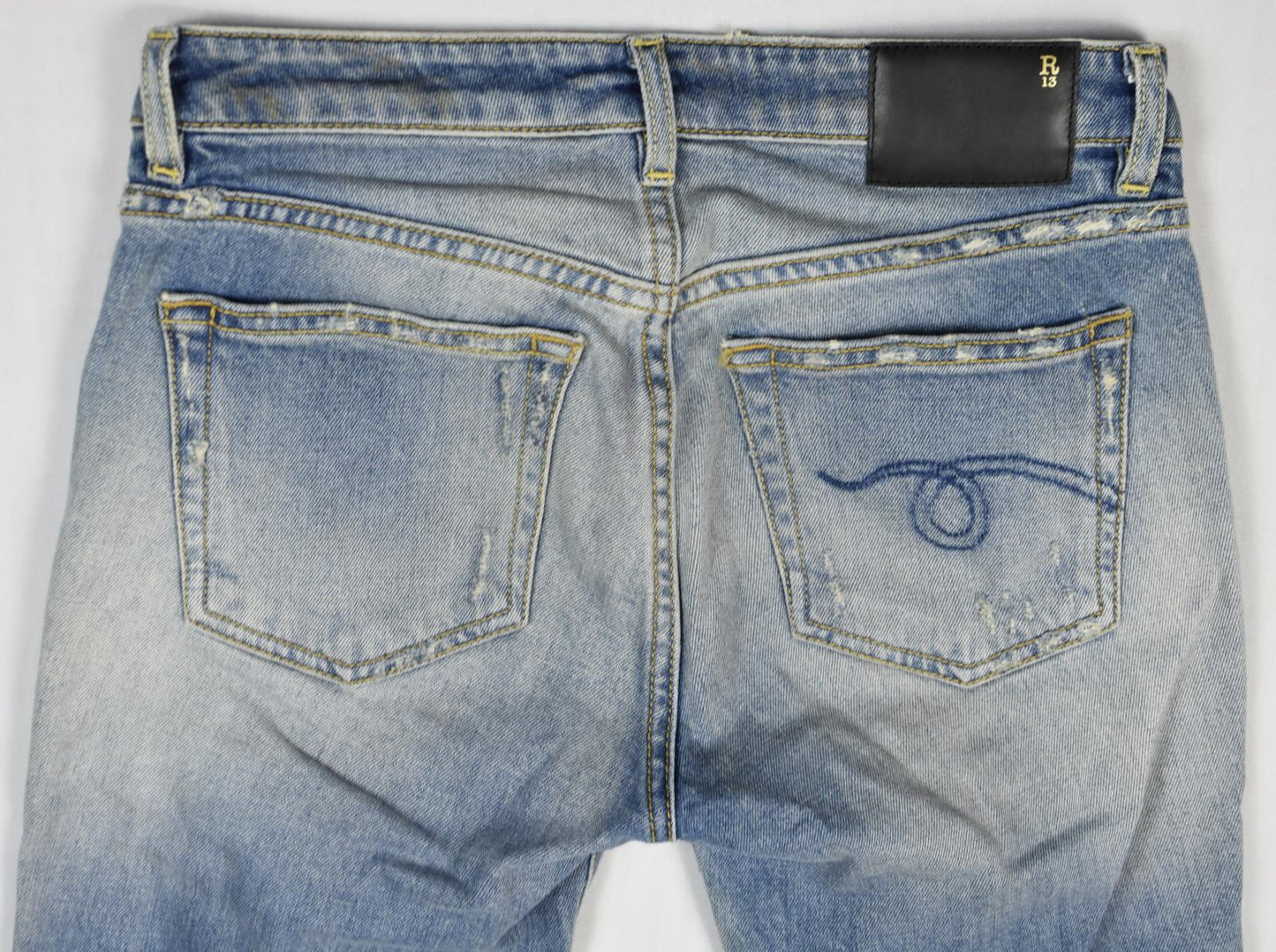 R13 Alison Skinny Women's Cotton Elastane Jeans Size 25 MINT