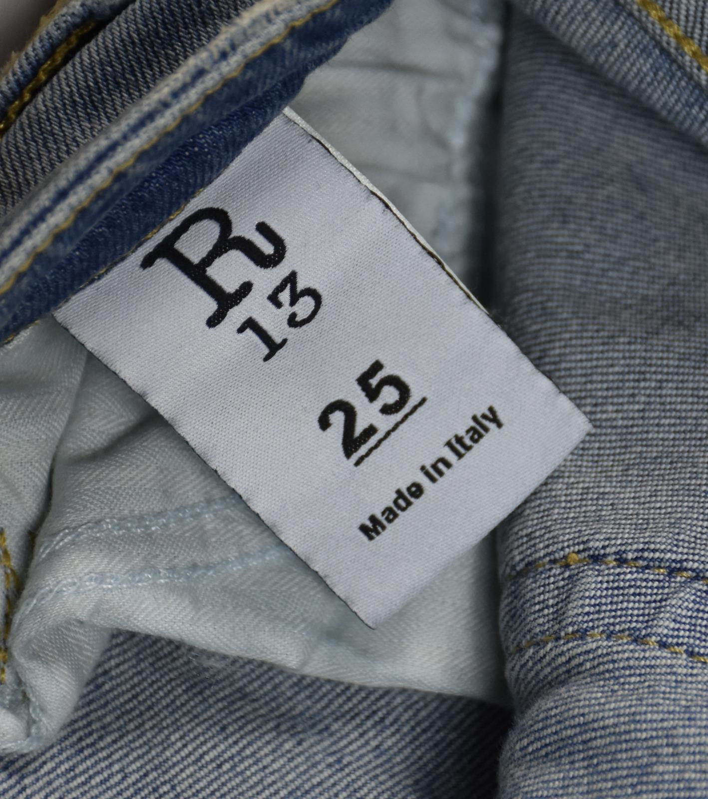 R13 Alison Skinny Women's Cotton Elastane Jeans Size 25 MINT