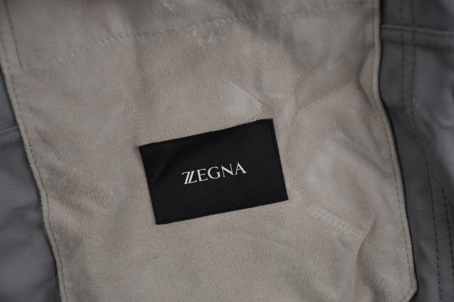 Z ZEGNA Men's Suede Leather Jacket Size XL New $1995 122VZ082-ZZ930-N03