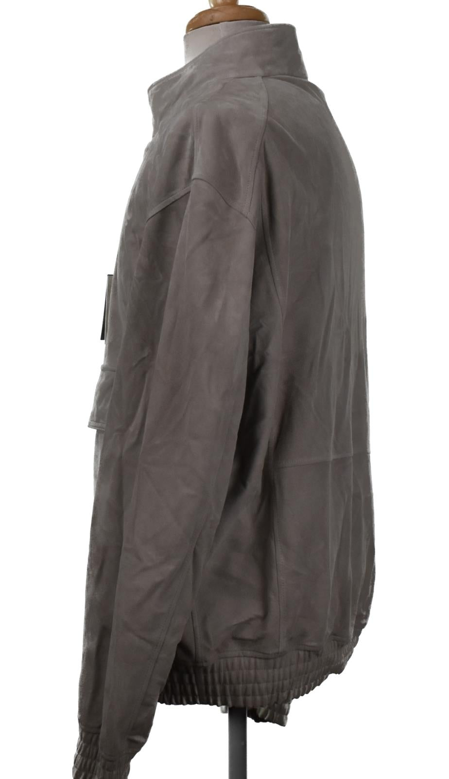 Z ZEGNA Men's Suede Leather Jacket Size XL New $1995 122VZ082-ZZ930-N03