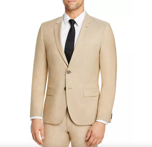 HUGO BOSS Men's Arti Solid Extra Slim Suit Jacket 38 R New WILL NEED PRESSING