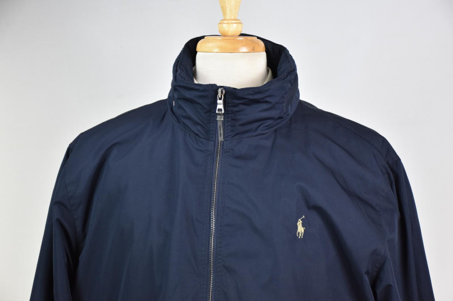 Polo Ralph Lauren Men's Fleece Lined Filled Full Zip Hooded Jacket XL Vintage
