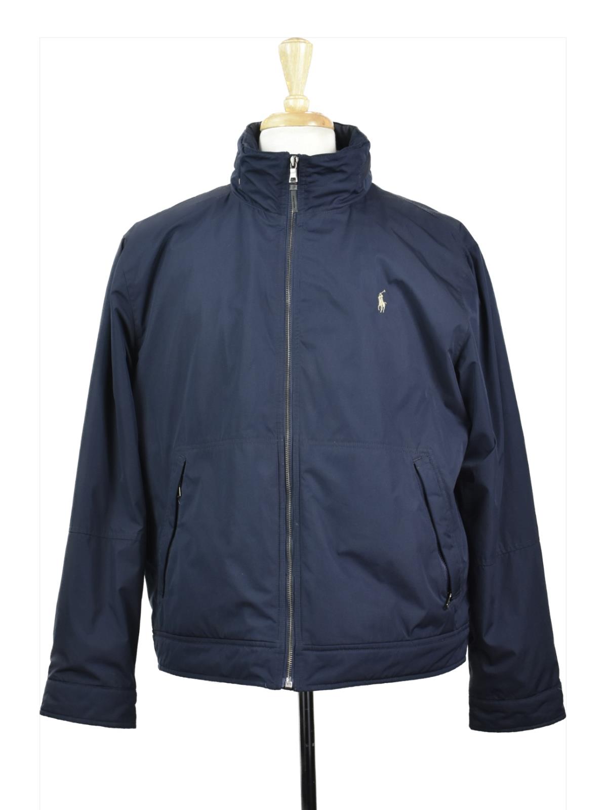 Polo Ralph Lauren Men's Fleece Lined Filled Full Zip Hooded Jacket XL Vintage