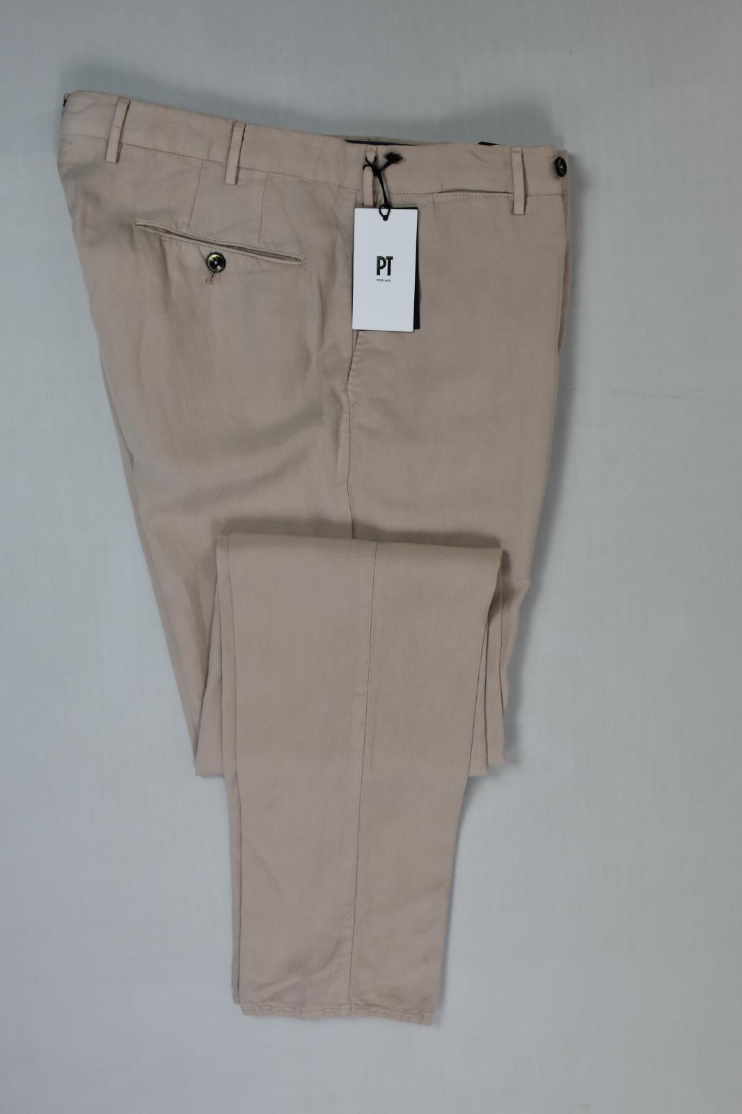 PT Torino PT01 Pink Soft Touch Garment Dye Easy Fit Pants Size 36 NEW $445