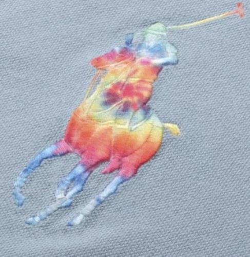 Polo Ralph Lauren Mens Classic Fit Tye-Dye Big Pony Mesh Shirt Size M New $110