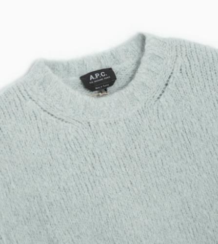 A.P.C. Lucci Men's Alpaca Wool Hairy texture Sweater M New $400 WPAAS-H23044-KAB