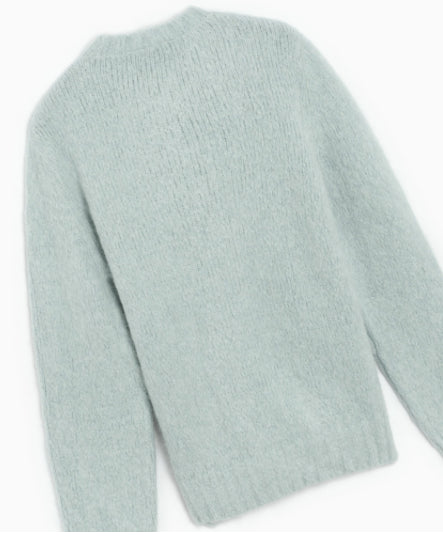 A.P.C. Lucci Men's Alpaca Wool Hairy texture Sweater M New $400 WPAAS-H23044-KAB