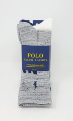 Polo Ralph Lauren Pony Mens Socks 3-Pack Technical Sport 10-13 New $22 821490PK