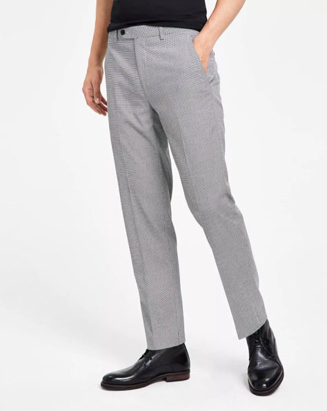 Alfani Mens Slim-Fit Black White Check Pants Sz 29W X 30L New $135 MKXEPQ3Z0161