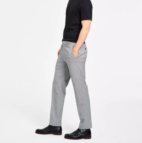 Alfani Mens Slim-Fit Black White Check Pants Sz 29W X 30L New $135 MKXEPQ3Z0161