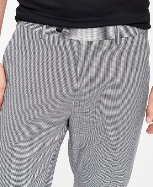 Alfani Mens Slim-Fit Black White Check Pants Sz 29W X 30L New $135 MKXEPQ3Z0161