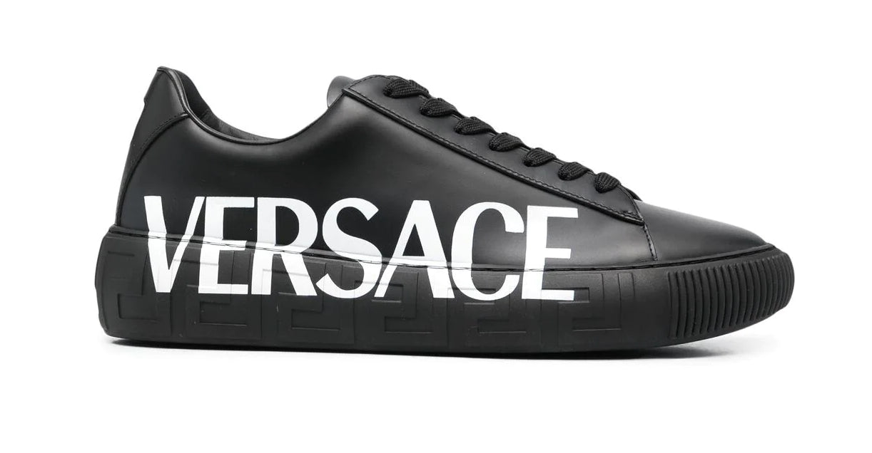 Versace Men's Greca Logo Low Top Sneaker Sz 41 - 8 US New $775 DSU8404 DV51G