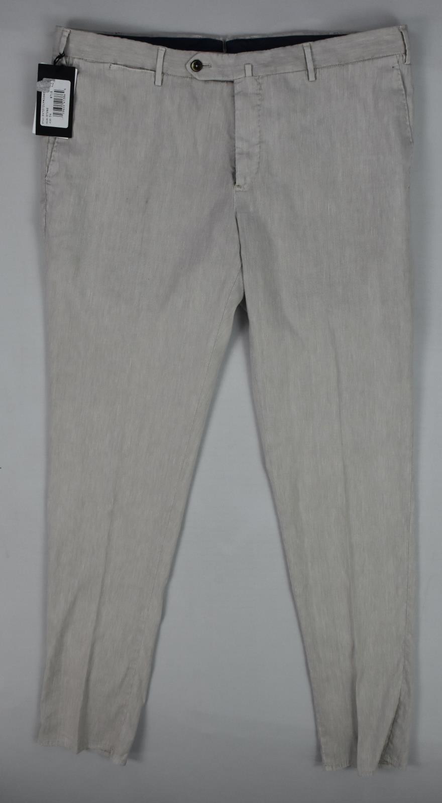 PT Torino PT01 Stone Cotton Linen Slim Pants 56- 40 US NEW $395 COVT01Z0UCL1