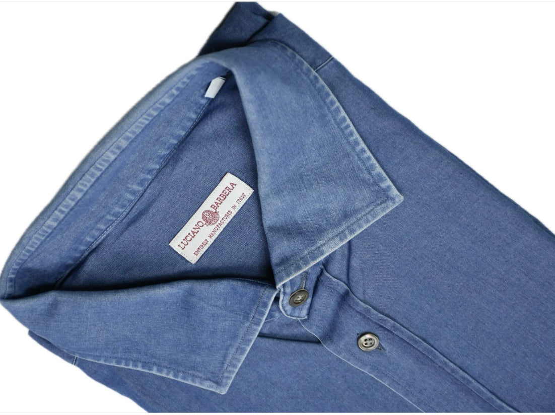 Luciano Barbera Mens Cotton Shirt Size 3XL MINT