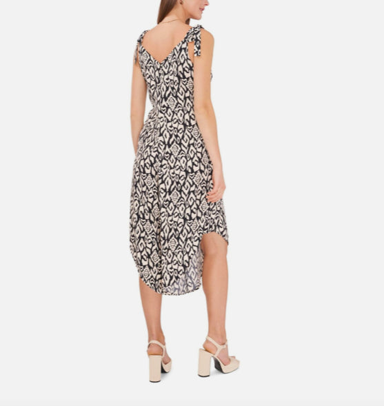 Vince Camuto Women Unlined Tie Strap Waistless Wide Leg Jumpsuit M $90 91322B932