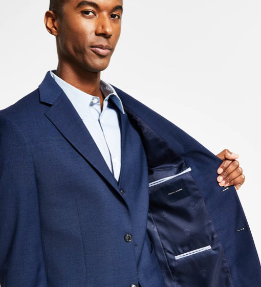 Tommy Hilfiger Men's Modern-Fit TH Flex 2-Piece Suit Jacket Pants 36 S NEW $650