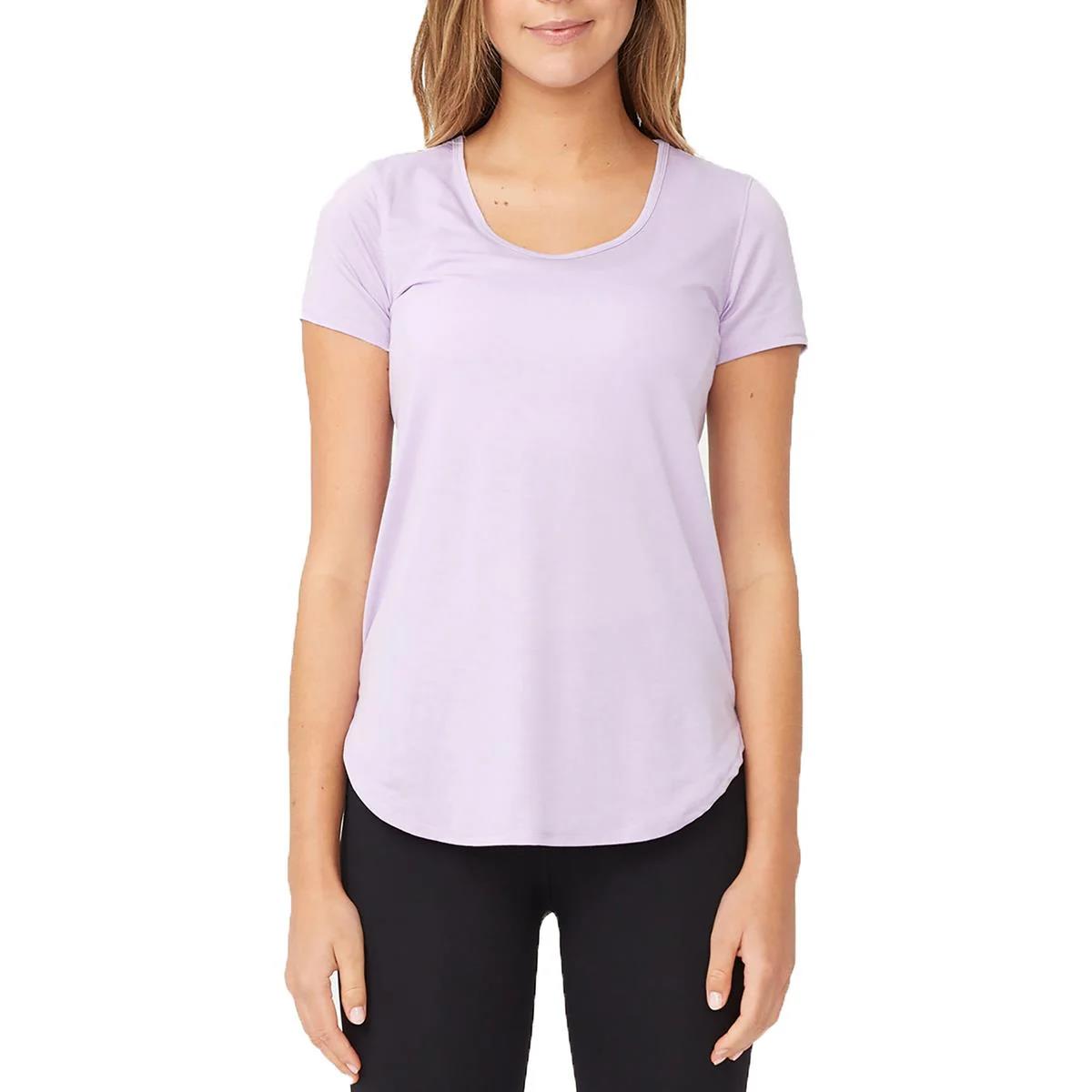 Cotton on BODY Scoop-neck Gym T-shirt Lavender L NEW 651897-87
