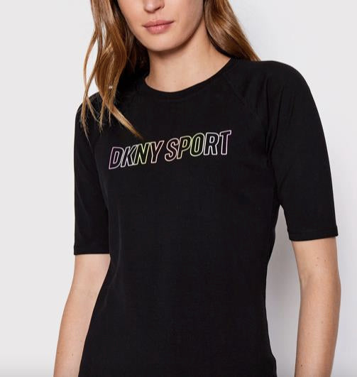 DKNY Sport Women's Day Dress Black Regular Fit S NEW $70 DP2D4658
