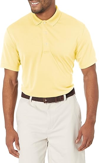 PGA TOUR Airflux Solid Mesh Short-S Golf Polo Shirt XL NEW $50 PVKF3055MM
