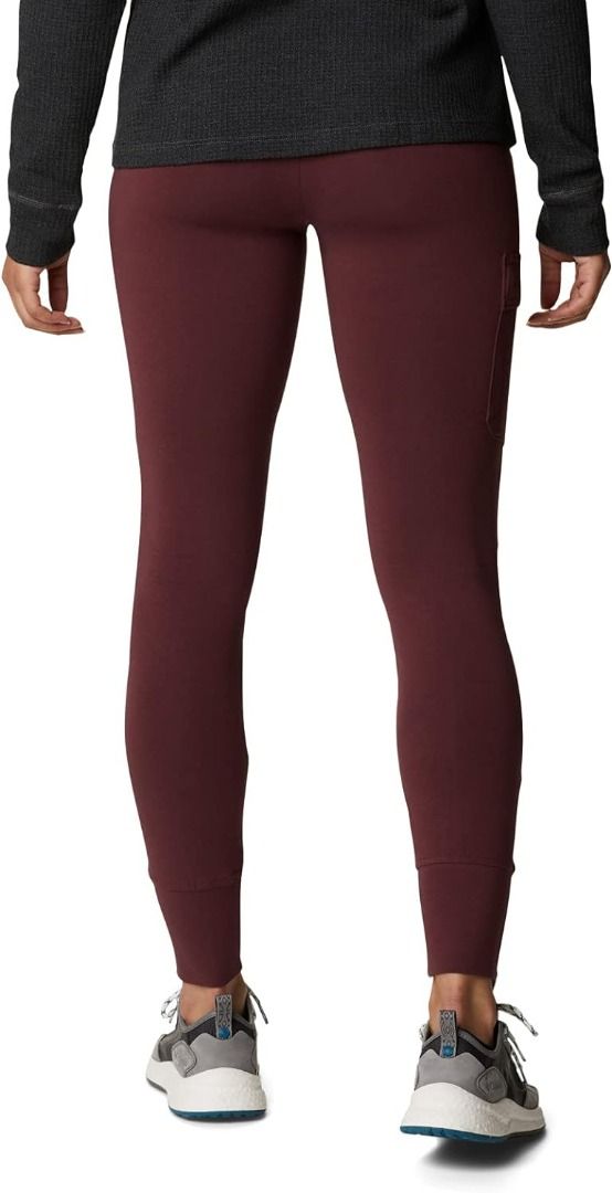 Columbia Women's Trek Active Leggings Pockets Marionberry XS NEW $50 Al5639-616