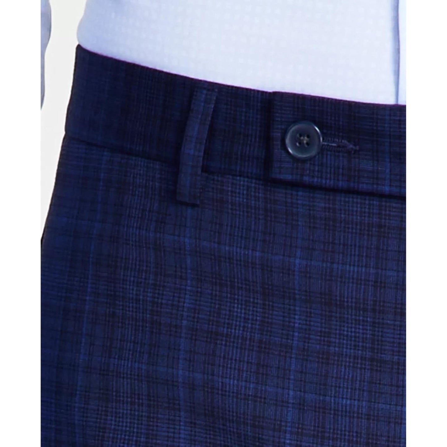 Calvin Klein Mens Slim Fit Plaid Suit Pants 38 X 30 NEW $95 JMROPJSY0871