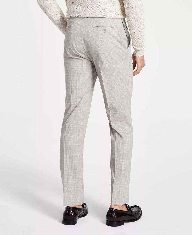 Calvin Klein Men's Slim Performance Dress Tan Pants 38 X 32 NEW $95 JMROPJSY0872
