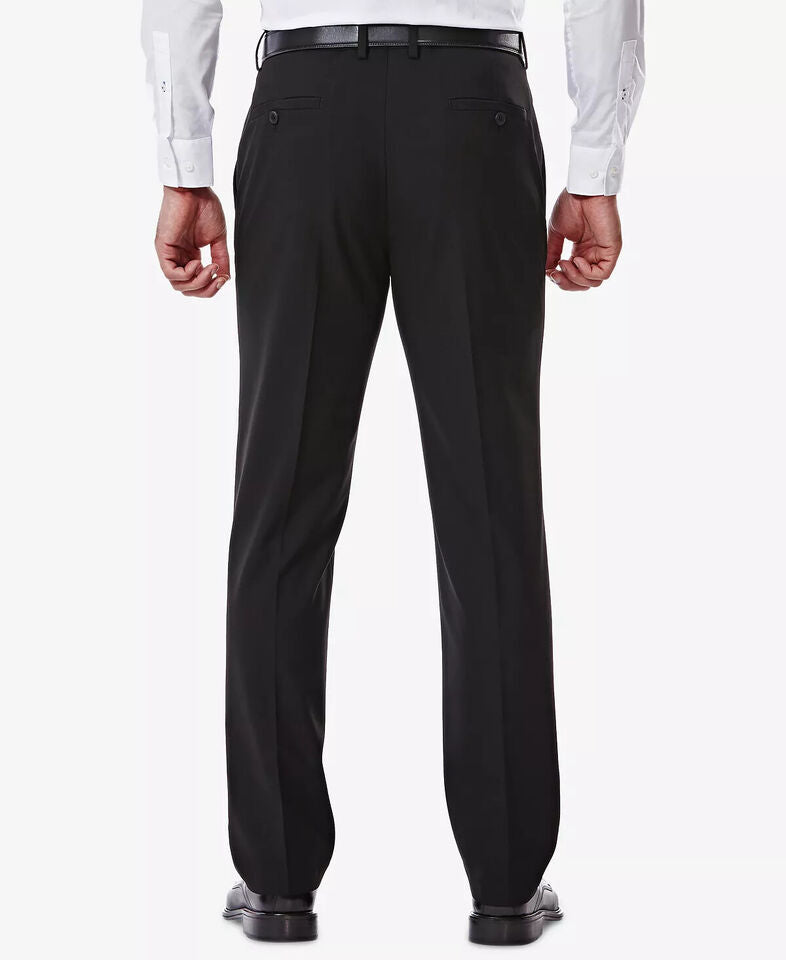 J.M. Haggar Suit Pants Slim 4Way Stretch Flat Front 33 X 30 NEW $100 HY70295