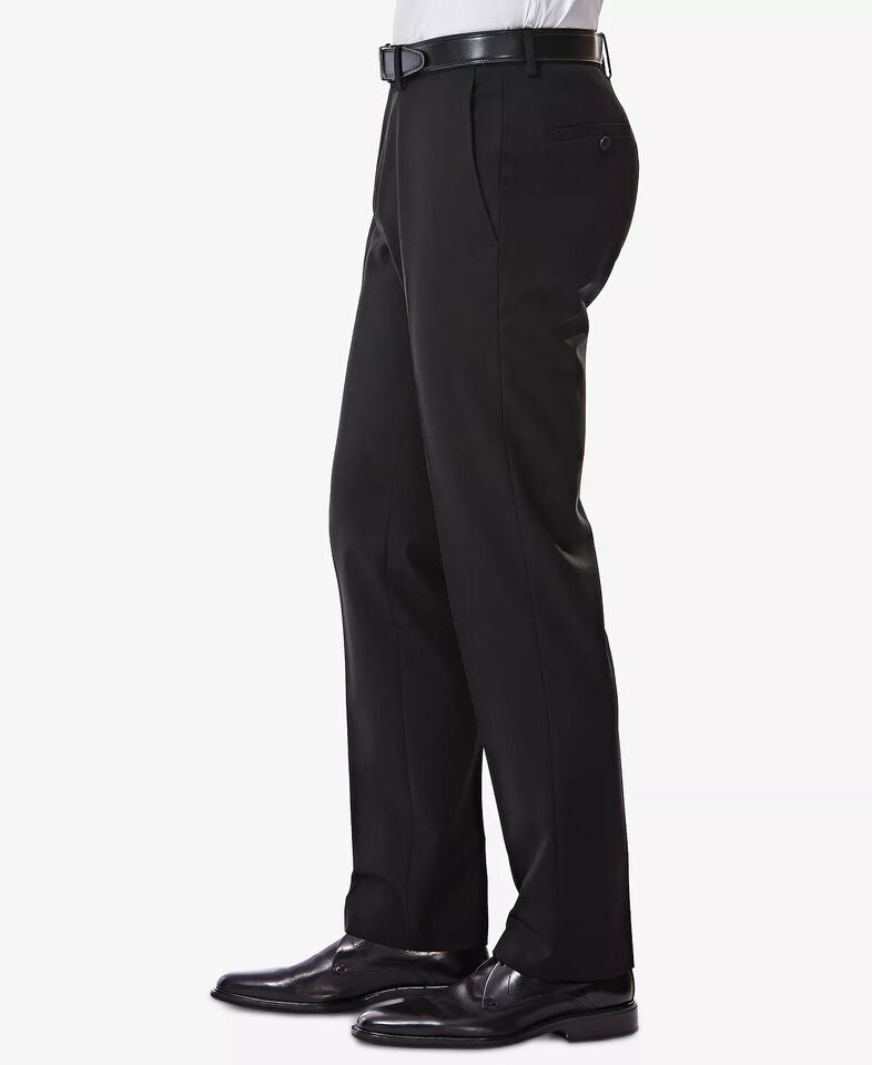 J.M. Haggar Suit Pants Slim 4Way Stretch Flat Front 33 X 30 NEW $100 HY70295