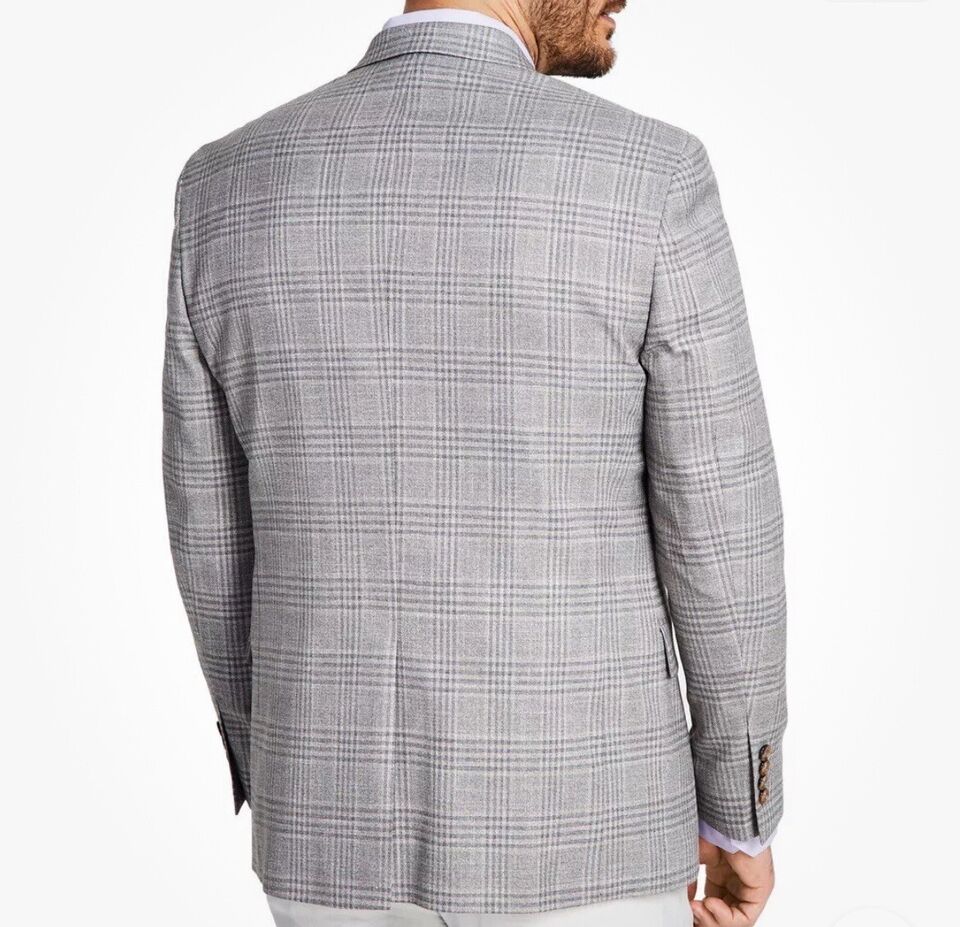 Ralph Lauren Mens Classic Fit Plaid Jacket Sport Coat 36 R NEW $295 LETO12NW0544