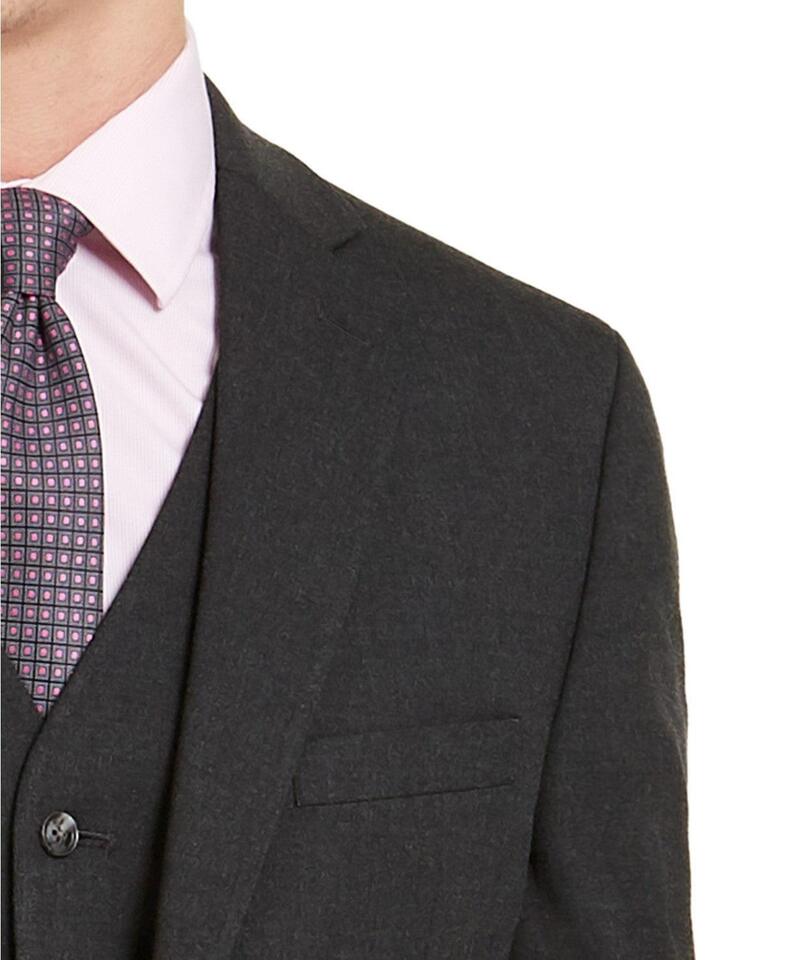 Alfani Men's Gray Slim Stretch 2 Piece Suit 40 L NEW $495