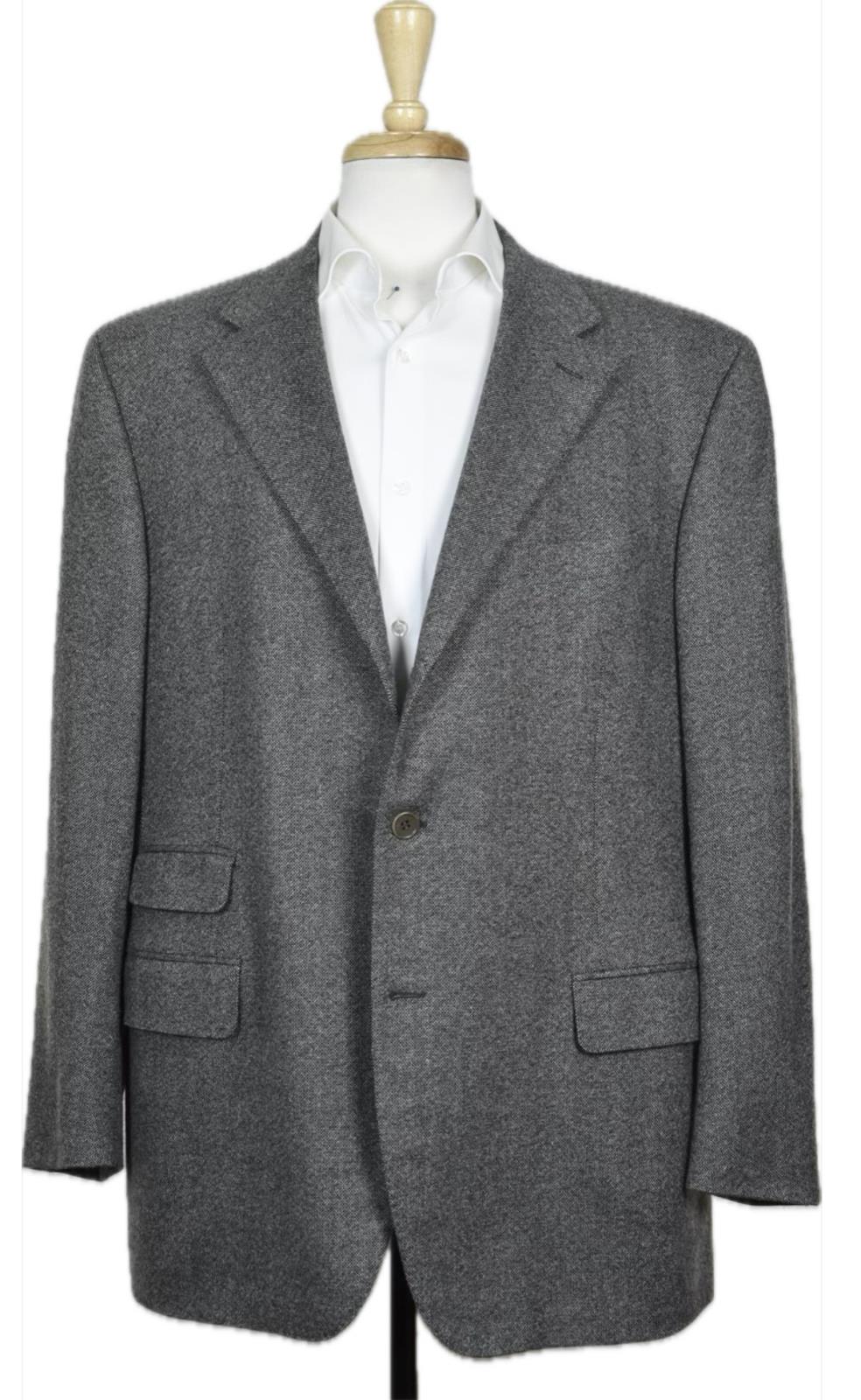 Salvatore Ferragamo Mens Blazer Wool Cashmere Silk Sport Coat Jacket 46 MINT