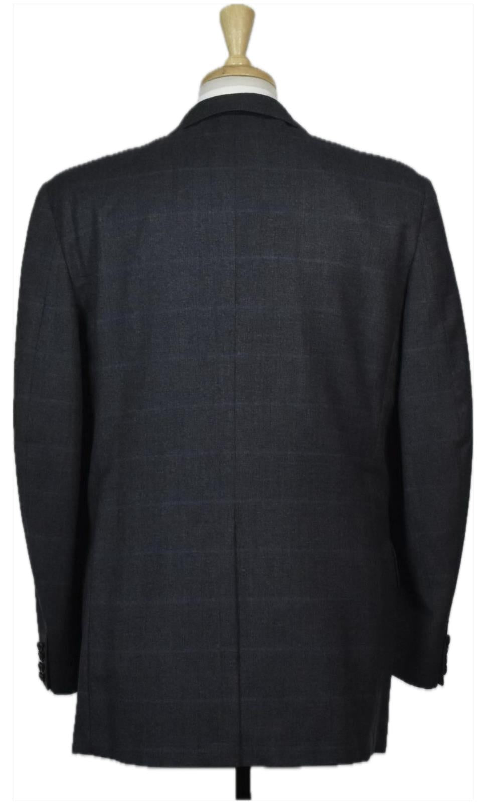 Oxxford Clothing Onwentsia Mens Super Worsted Wool Sport Coat Jacket 44 R Mint