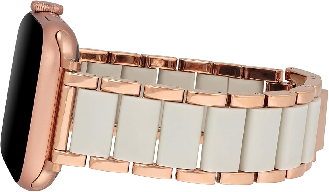 Anne Klein Rubberized Fashion Bracelet for Apple Watch NEW $75 42/44/45/MM