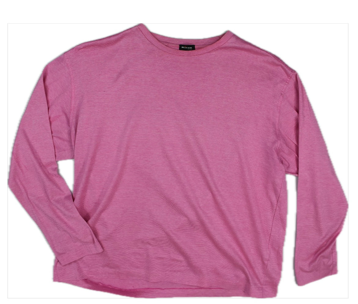 Kiton Napoli Men's Long Sleeve Tee T-Shirt L Read Measurements Description