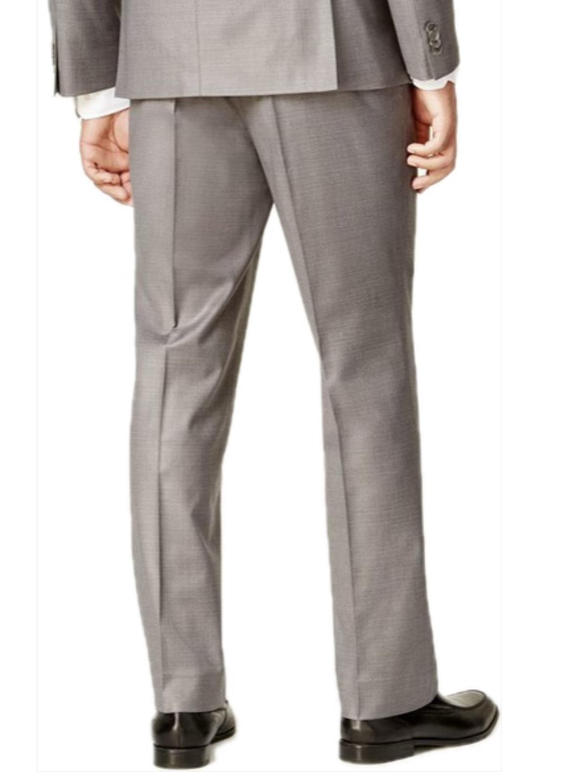 Tag-less Kenneth Cole Men Ready Flex Slim Pants 34 X 32 NEW 29301056-056