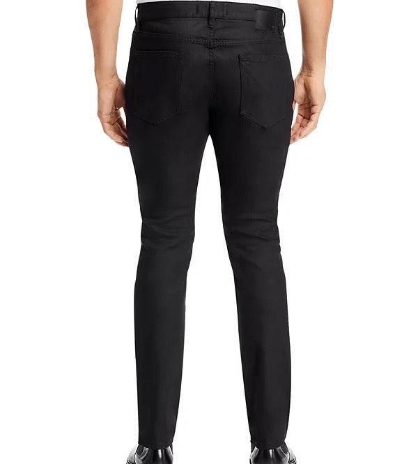 John Varvatos USA Mens Black Bowery Slim Straight Jeans 32 NEW $198 J306Q3B-AVTB