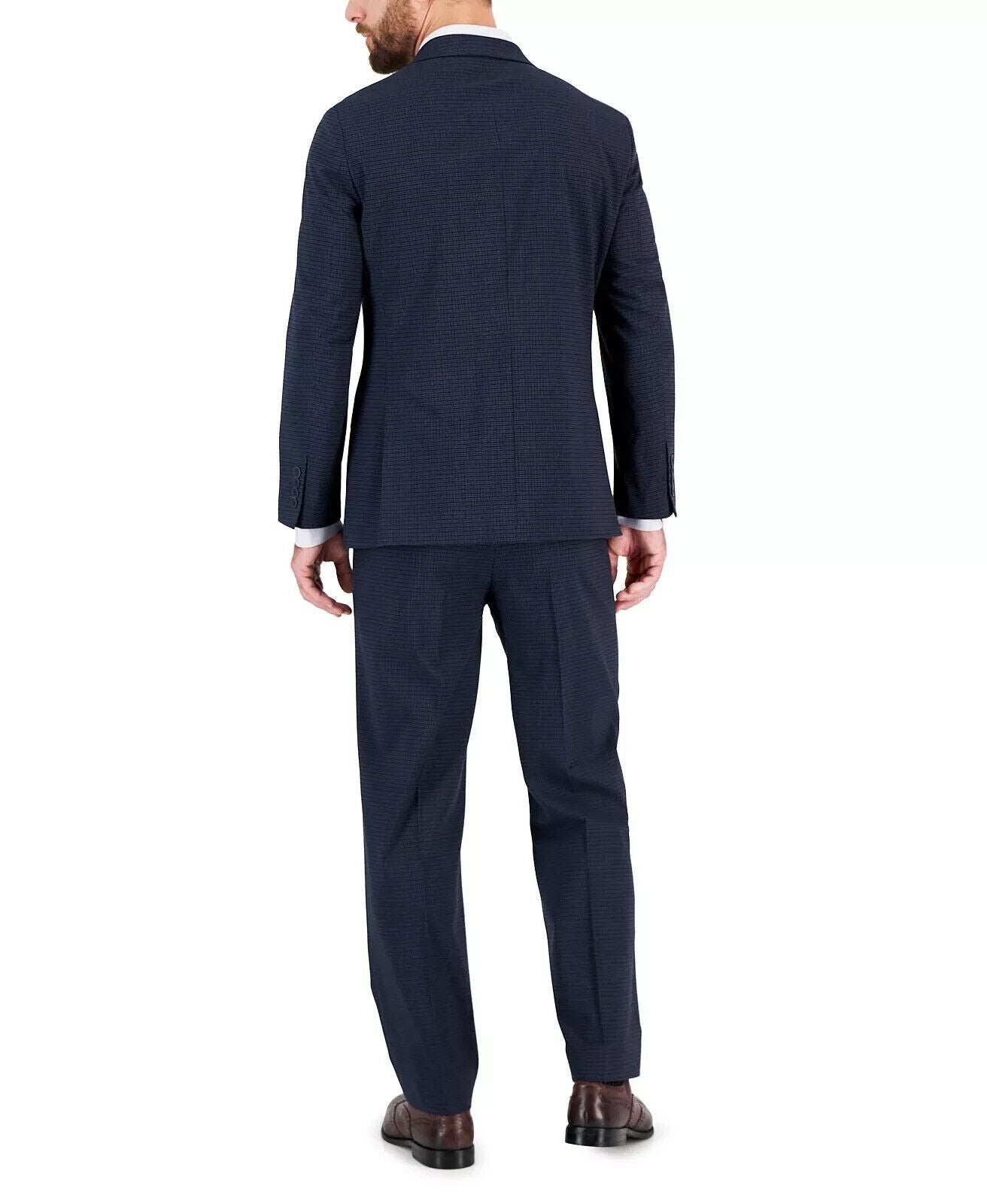 Nautica Mens Blue Stretch Modern fit 2 Piece Suit 40 S / 34 X 32 NEW $395 NF2023