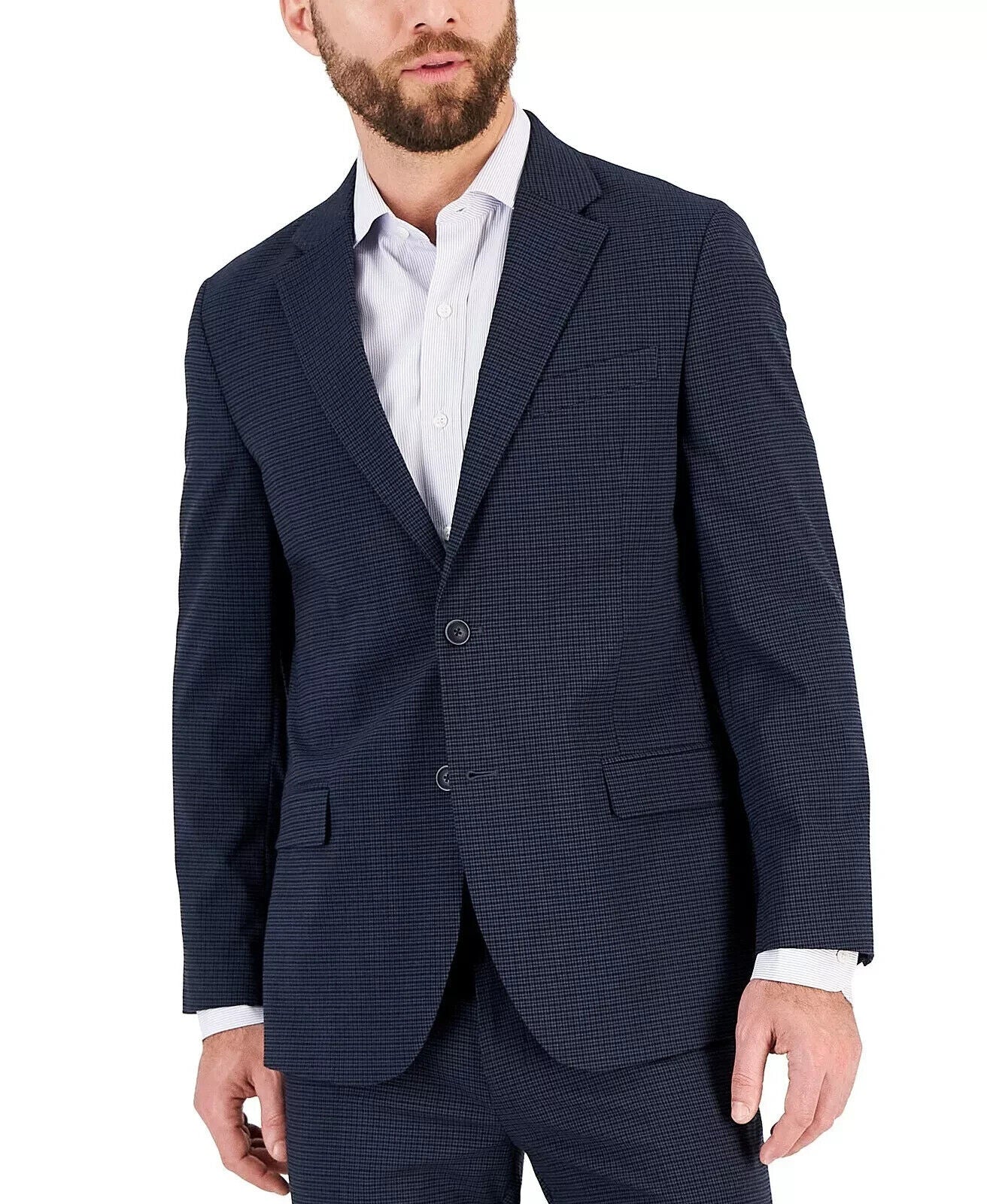 Nautica Mens Blue Stretch Modern fit 2 Piece Suit 40 S / 34 X 32 NEW $395 NF2023